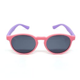 óculos-de-sol-infantil-flexível-reodndo-rosa