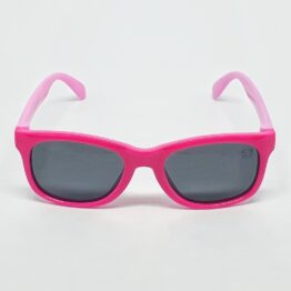 óculos-de-sol-infantil-flexível-rosa-hastes-rosa-claro