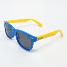 óculos-de-sol-flexível-azul-amarelo