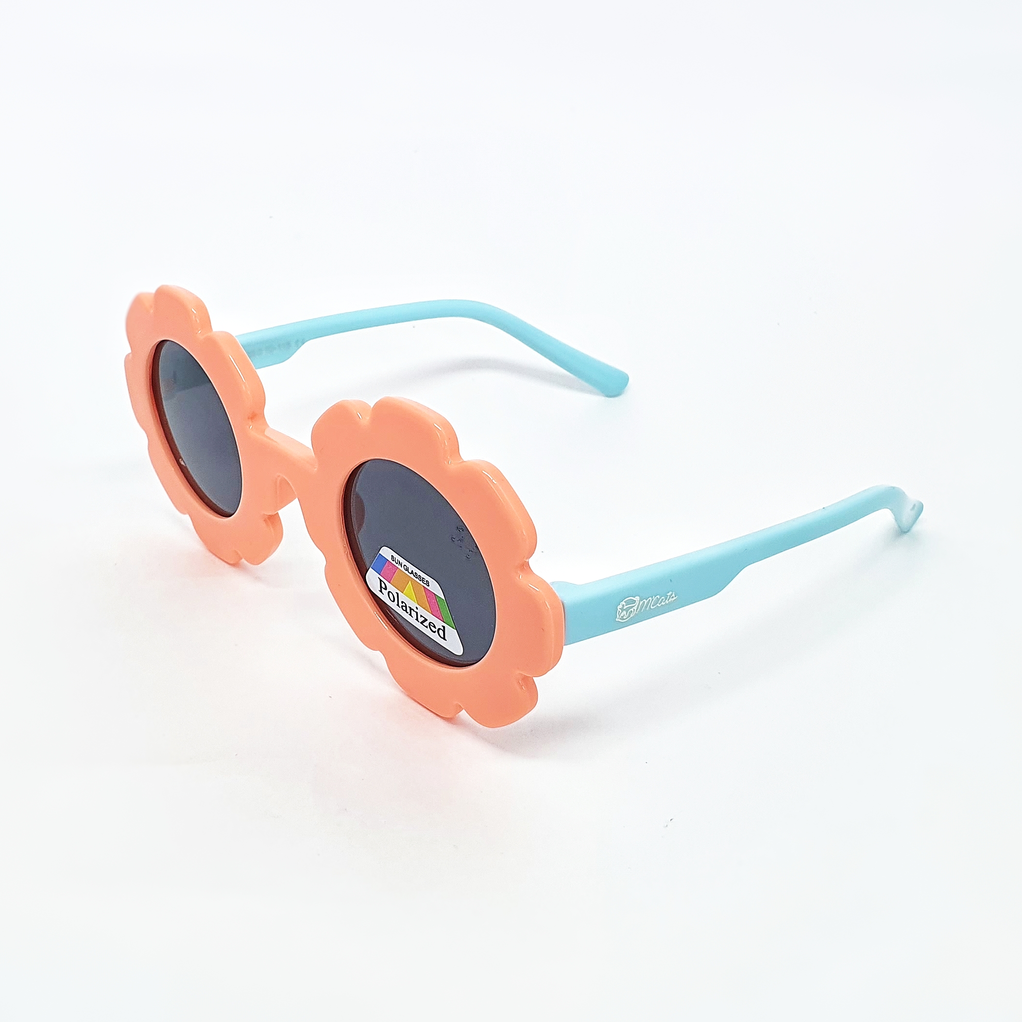 óculos-de-sol-infantil-florzinha-laranja