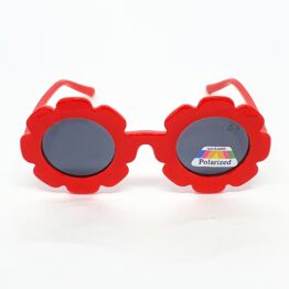 óculos-de-sol-infantil-flexível-florzinha-vermelho