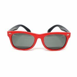 óculos-de-sol-infantil-flexível-vermelho-preto