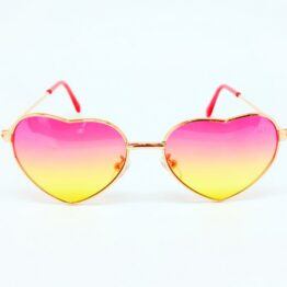 óculos-de-sol-infantil-coração-rosa-amarelo