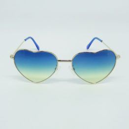 óculos-de-sol-infantil-de-coração-azul e verde